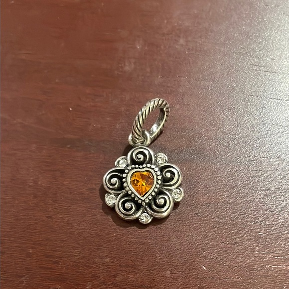 Brighton Silver and topaz  Pendant - Picture 1 of 3